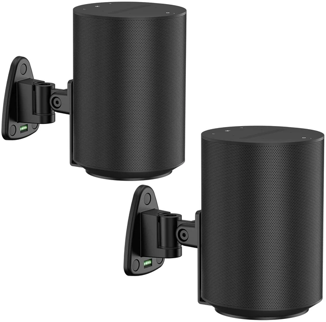 Main image of Pair of Speaker Wall Mount for Sonos Era 100, Era 100 SL Speakers, Black