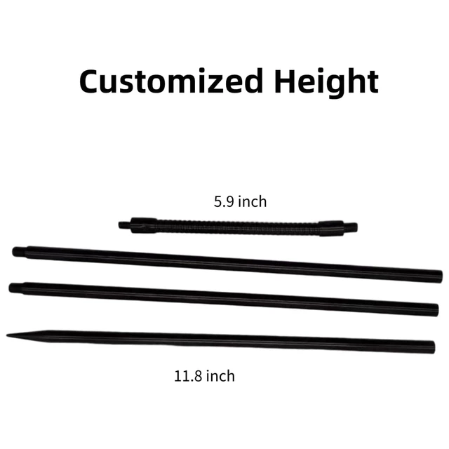 Alt view image 3 of 5 - Golf Monopod Selfie Stick, Golf Phone Holder for Swing Training Aid, Portable Golf Phone Stand Spike Stake for Recording Swing, Lightweight & Compact, Compatible with Smartphone & Action Camera