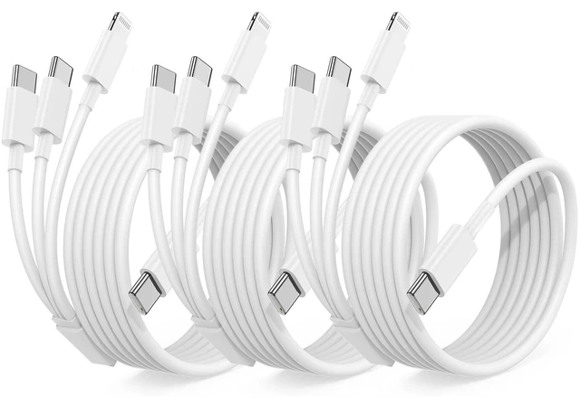 Main image of Multi Charging Cable USB C 6ft,3 in 1 Charging Cable and Lightning Cord Fast Charger for Multiple Devices,Triple Universal Charger with USBC to Multiple Connectors for iPhone 17 16 15 14 13 12-3Pcs