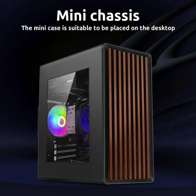 Alt view image 3 of 7 - Kroteaup Desktop Computer Tower PC , Intel Core i7-4770-3.4GHz, 16GB DDR3 RAM, 512GB M.2 SSD Hard Drive, RGB Fan x 3, Wi-Fi 6.0, USB 3.0, HDMI, Windows 11 Home or Office