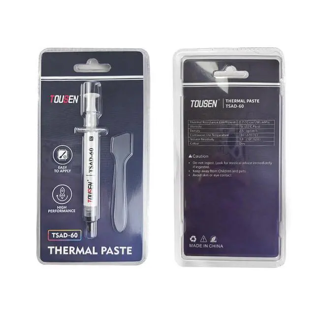 Alt view image 2 of 4 - TOUSEN TSAD-100 Ultra-Conductive Thermal Paste  High-Density Heat Sink Compound for Extreme-Performance CPUs & Power Modules