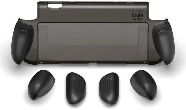 Main image of Savage Raven By Skull & Co. GripCase: Soft Protective Case with Replaceable Grips [to fit all hands sizes] for Nintendo Switch 2-Black