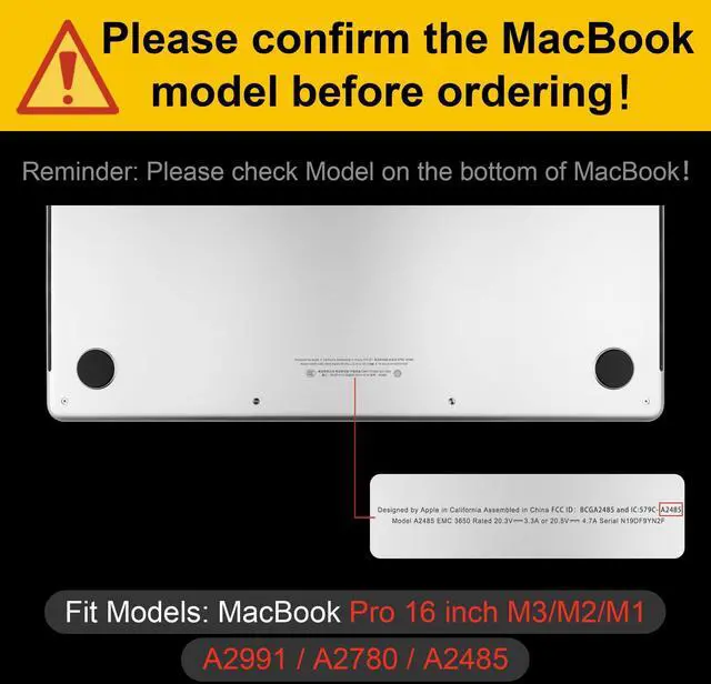 Alt view image 2 of 5 - Yebiseven Case for M3 MacBook Pro 16 inch 2023 2021 Release A2991/A2485 A2780 M2 M1 Pro/Max, Hard Shell Case with Keyboard Cover & Screen Film & OTG Adapter & 2 Webcam Covers, Sunset