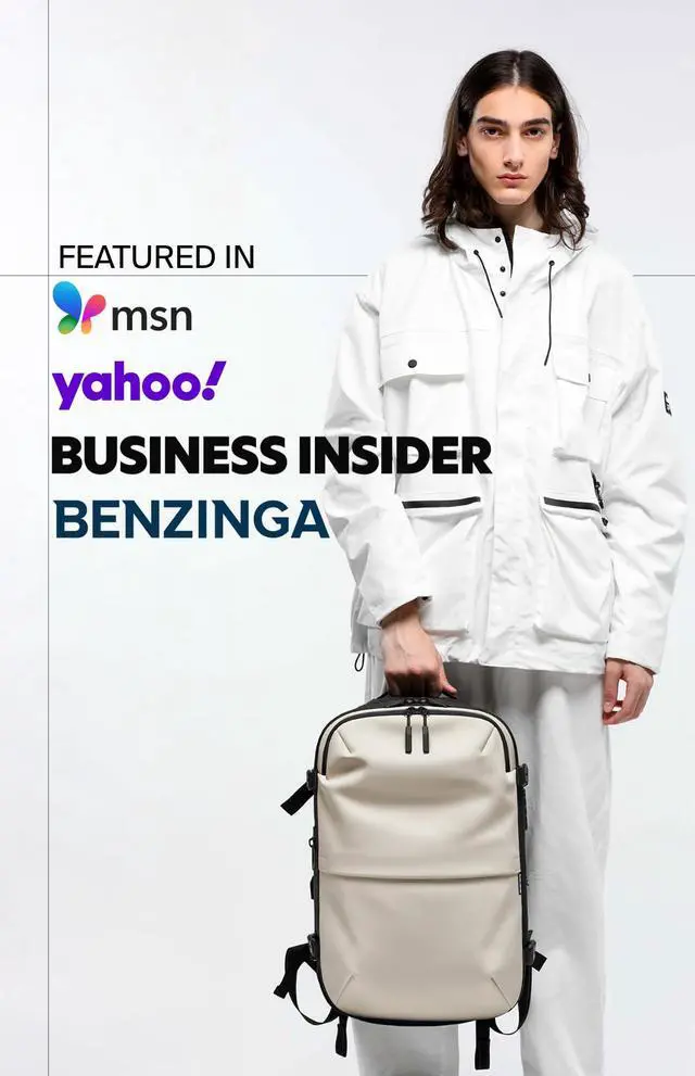 Alt view image 2 of 5 - BlackVoyage Vortex Vacuum Seal Travel Backpack 60L Expandable Air Compression System Water Resistant TSA Lock Carry-On Suitcase Luggage White AERO - Vacuum Pump Included