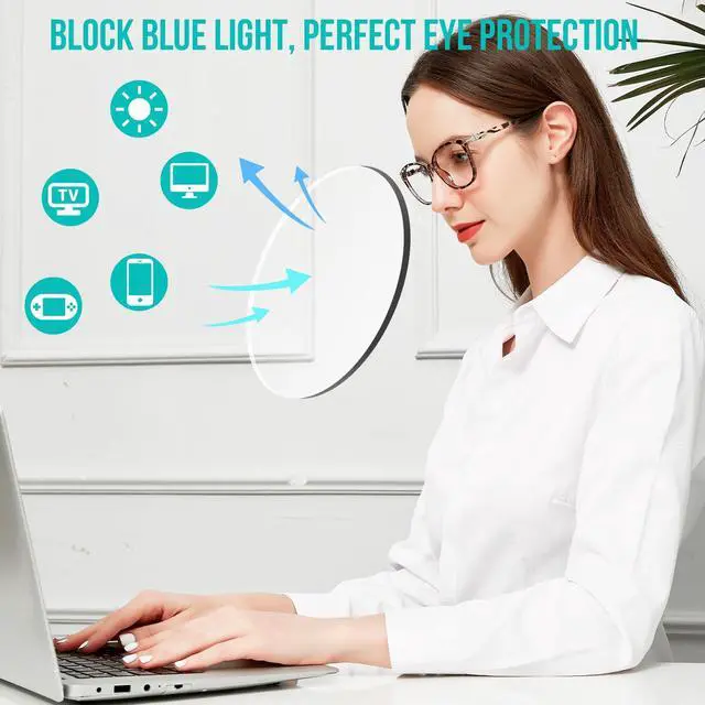 Alt view image 3 of 5 - WEMOOTANTS 4 Packs Large Blue Light Blocking 4.0 Reading Glasses for Women Grey Tortoise Readers 4.00 for Gaming Computer Phone 1.0 1.25 1.5 1.75 2.0 2.25 2.5 2.75 3.0 3.5 4.00