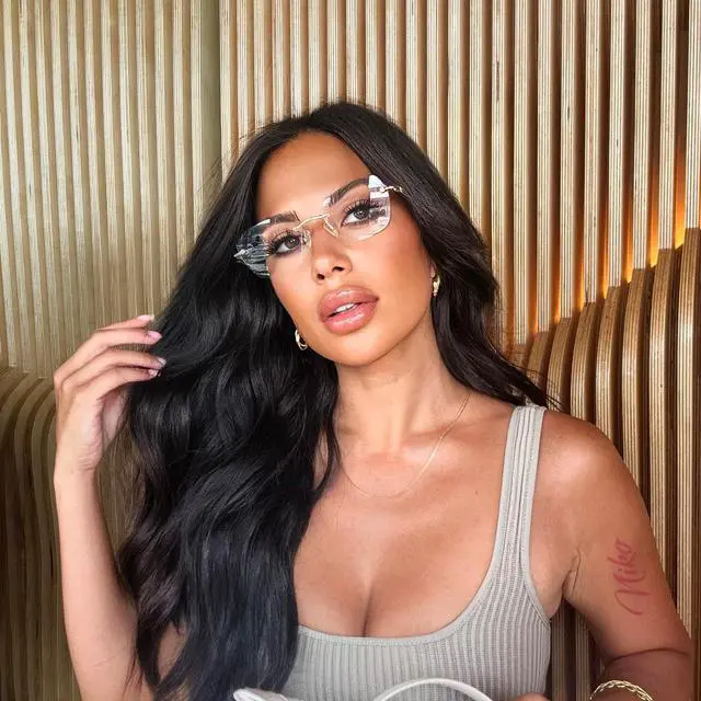 Alt view image 3 of 5 - Zeelool Rimless Blue Light Blocking Reading Glasses for Women Men, Rectangle Fashion Thin Metal Readers Lightweight Computer Eyeglasses with Anti Eyestrain/UV Lens ZJGM791975-01B-275