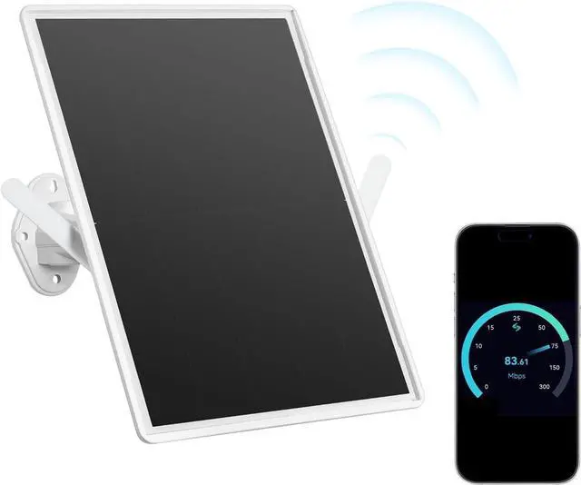 Main image of Outdoor Solar 4G Router for Security Cameras, Supporting SIM/VSIM Cards, Built - in 20000mAh Battery & 15W Solar Panel, Connects Up to 8 Security Cameras and Saves Data Traffic