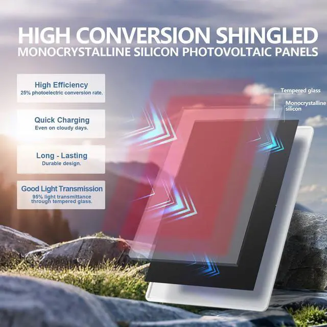 Alt view image 5 of 5 - Outdoor Solar 4G Router for Security Cameras, Supporting SIM/VSIM Cards, Built - in 20000mAh Battery & 15W Solar Panel, Connects Up to 8 Security Cameras and Saves Data Traffic