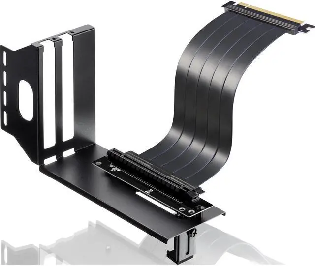 Main image of Raijintek Compatible Paxx Vertikale PCI-Slot-Blende + PCIe x16 Riser Flachband-Kabel, 20cm