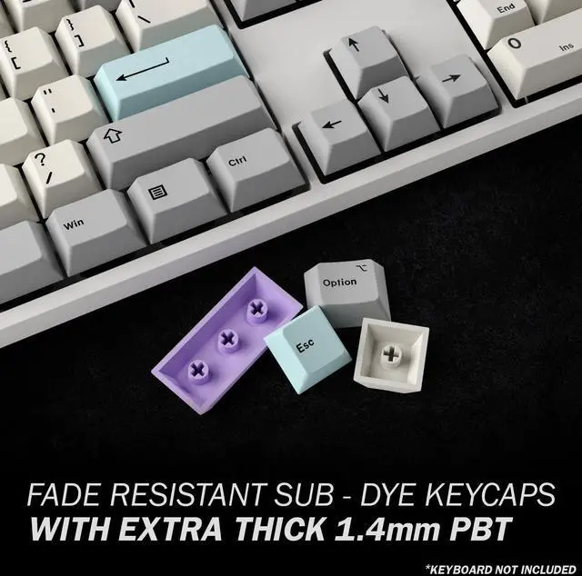 Alt view image 2 of 5 - HK Gaming Keycap Set for Mechanical Keyboard