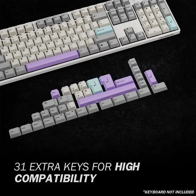 Alt view image 5 of 5 - HK Gaming Keycap Set for Mechanical Keyboard