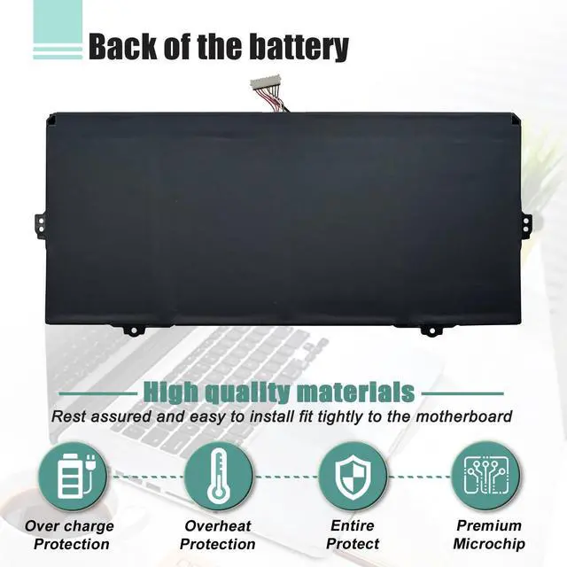 Alt view image 5 of 5 - BOWEIRUI AA-PBMN4MR Laptop Battery Replacement for Samsung Galaxy Book Pro 360 13 13" NP930XDB-KD1US NP930XDB-KF3US NP935XDB Book2 NP930XED-KA1US NP930QED-KA2US Book3 14 14" NP940XFG-KC2US