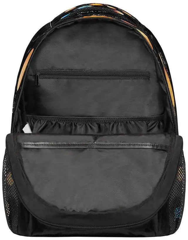 Alt view image 5 of 5 - UOYO Backpacks Space Solar System School Bag Student Bookbag Adjustable Shoulder Bags Laptop Rucksack Travel Hiking Camping Daypack for Teens Girls Boys Women Men