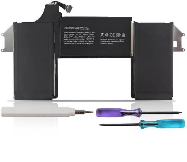 Main image of A1965 A1932 A2179 Battery Compatible with MacBook Air 13" A1932(Late 2018 2019) A2179 (Early 2020) EMC 3184 3302 MacBookAir8,1 8,2 9,1 MRE82LL/A MRE92LL/A MVFH2LL/A MVFM2LL/A MRE82B/A 11.4V 49.9Wh