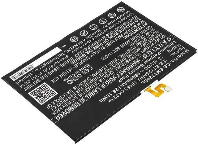 Alt view image 2 of 4 - Battery Replacement for Samsung Galaxy Tab S5e,Galaxy Tab S6,SM-P610,SM-T720,SM-T725,SM-T860,SM-T865,SM-T866N,SM-T867U,Tab S6 Lite, fit for EB-BT725ABU,GH43-04928A