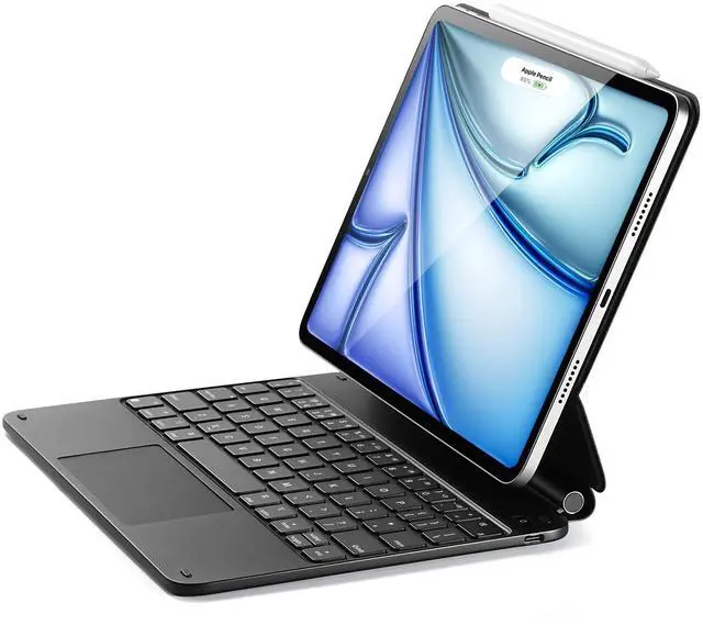 Main image of ESR iPad Air 11 inch Case with Keyboard (M3/M2, 2025/2024), iPad Pro 11 (4th/3rd/2nd/1st Gen) & Air 5/4th Magic keyboard Case, Easy-Set Floating Cantilever Stand, Precision Multi-Touch Trackpad, Black