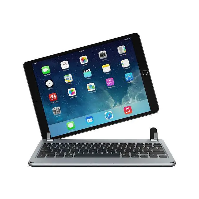 Alt view image 2 of 5 - Brydge 10.5 Keyboard for iPad Air (2019) | Aluminum Bluetooth 4.2 Keyboard with Backlit Keys (Space Gray)