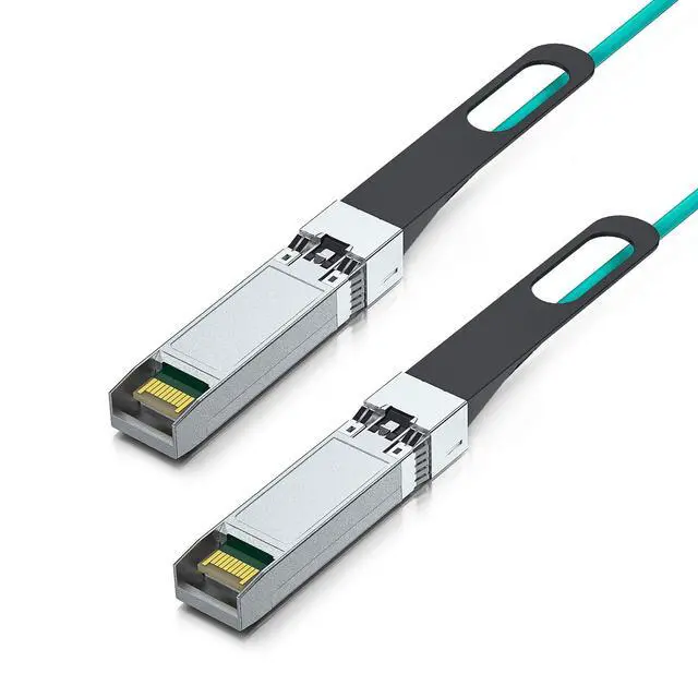 Alt view image 3 of 4 - 10Gtek 10G SFP+ AOC Cable - 10GbE SFP+ to SFP+ Active Optical Fiber Cable, OM3 MMF Direct-Attach Fiber Assemblies with SFP+ connectors for Ubiquiti UniFi UACC-AOC-SFP10-30M, 30-Meter