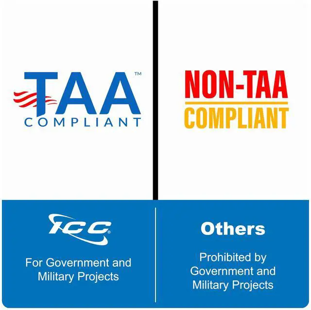 Alt view image 3 of 5 - ICC 1U Ring Cable Manager Panel with Cover, Plastic with Metal Back Frame, 4" D-Rings, Horizontal Cable Management, Rackmount for 19 Network Racks, Black, Single Pack