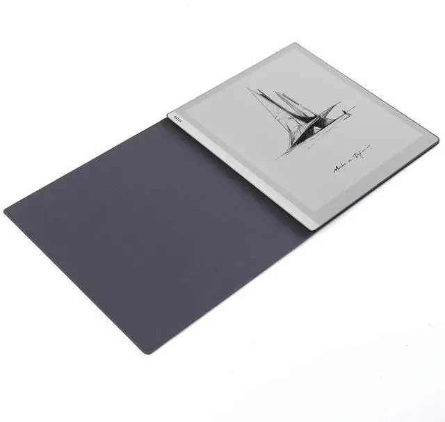 Alt view image 5 of 5 - LaoShuSheng Magnetic Case for 10.3" Onyx Boox Go 10.3 ePaper Tablet (2024 Released) - Ultra-Thin Lightweight, PU Leather Book Folio Cover with Auto Sleep/Wake (Advanced Grey)