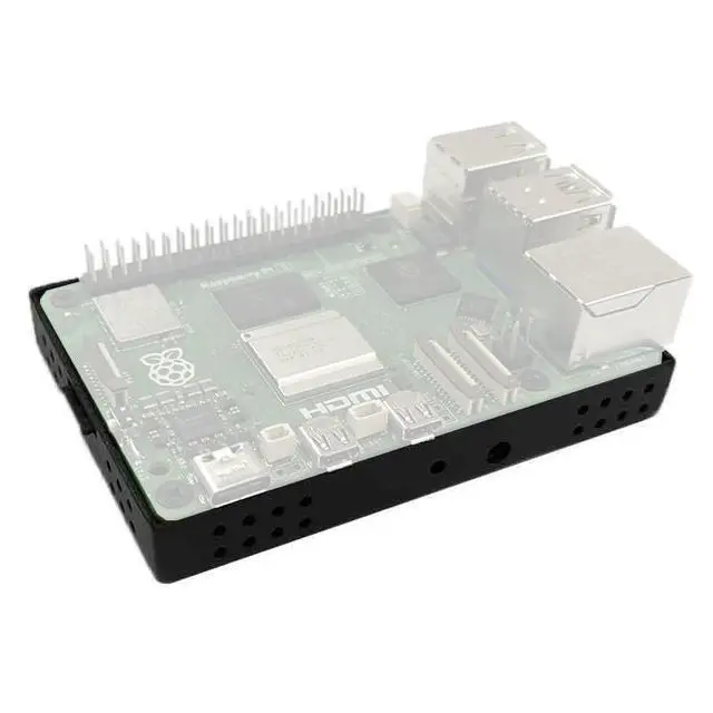 Alt view image 4 of 5 - Spotpear USB Audio Sound Card Moudle HAT with Earphone Jack Buzzer Speaker for Pi5, Pi5-USB-Audio-A-With-Case