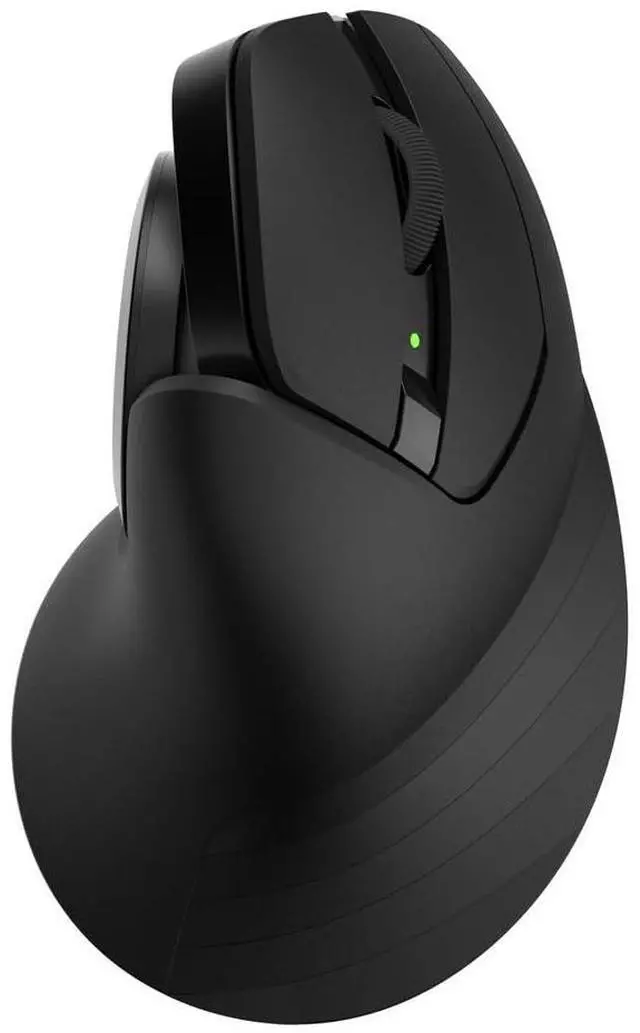 Alt view image 2 of 5 - MOJO Master Grip Rechargeable Silent Vertical Mouse - Bluetooth/Wireless Ergonomic Mouse w/Adjustable Sensitivity and Quiet Buttons, Custom Software