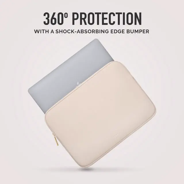 Alt view image 2 of 5 - Vandel Slim MacBook Pro 16 Inch Laptop Sleeve, 15.6-16 inch Laptop Case, Protective MacBook Case Sleeve, Dell XPS 16 Cover 15.6 in, HP 15-fc, Lenovo IdeaPad 15, Mac Book Pouch, Computer Carrying Bag