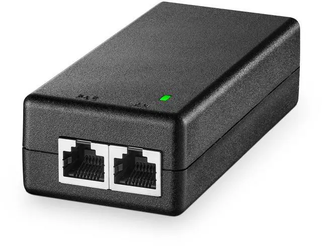 Main image of 2.5 Gigabit PoE+ Injector 30W, 802.3af/at Power Over Ethernet YuLinca Adapter, 100/1000/2500Mbps, Plug & Play, Distance Up to 100 Meters (328 ft.)