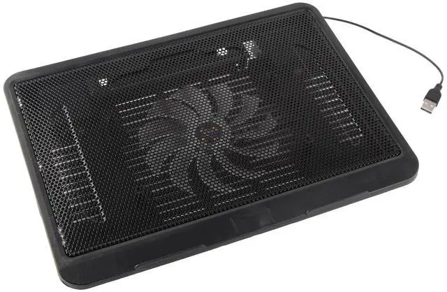 Main image of MUNEFE Laptop Stand with Fan, Laptop Cooler Cooling Pad, Notebook Gaming Fan Stand for Preventing Overheating and Potential Performance Issues(Black)