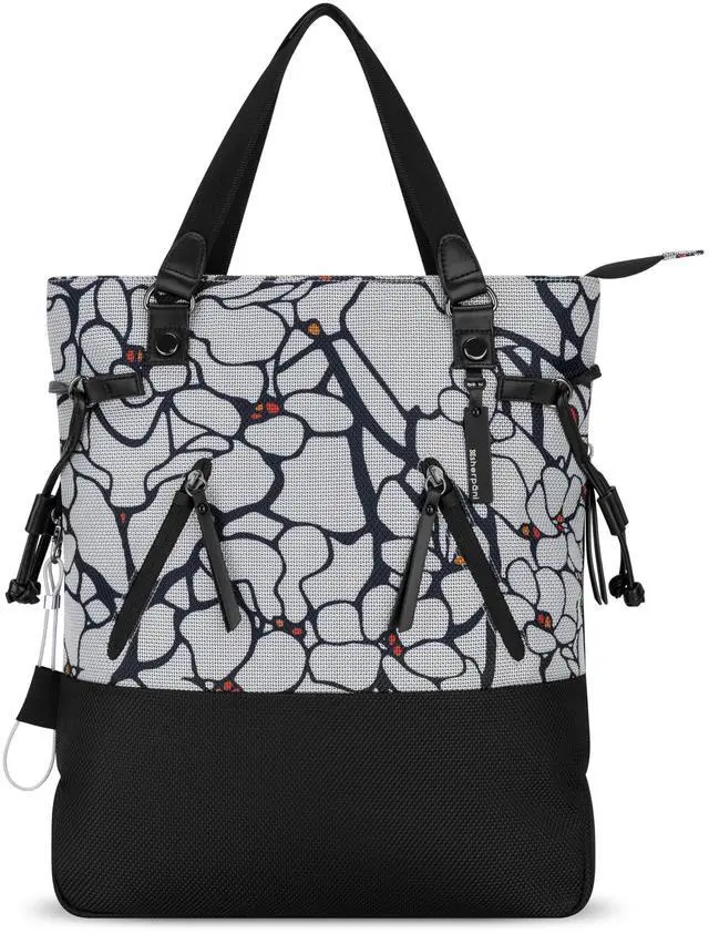 Main image of Sherpani Tempest, Anti Theft Convertible Backpack Tote, 14L Travel Backpack, Travel Gifts for Women, Handbags, RFID Protection, Metal Hardware, Fits 15 Laptop (No Sleeve) (Sakura)