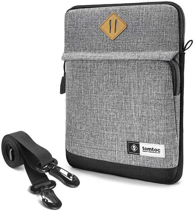 Main image of tomtoc Tablet Shoulder Sleeve Bag for 13 Inch New iPad Pro M4 & iPad Air M3&M2 2025-2024, 12.9-inch iPad Pro with Magic Keyboard and Smart Keyboard Folio, Front Pocket for Accessories