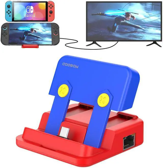 Main image of MOGOOD Switch Dock for Switch Portable TV Docking Station with 4K HDMI,Ethernet Port,USB3.0,100W PD Charging Port for Official Switch 2