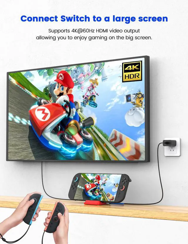 Alt view image 2 of 5 - MOGOOD Switch Dock for Switch Portable TV Docking Station with 4K HDMI,Ethernet Port,USB3.0,100W PD Charging Port for Official Switch 2