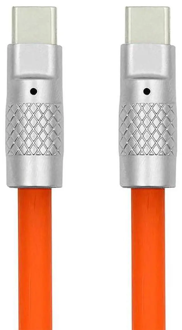 Main image of NFHK OrangeUSB4 Type C Female to Female 240W Power 40Gbps Data 8K Video Adapter Up Down Angled for NS Phone Laptop
