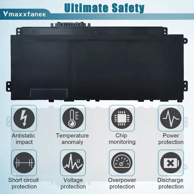 Alt view image 4 of 5 - Vmaxxfanee PV03XL PP03XL Laptop Battery Replacement for HP Pavilion x360 13-BB 14-DV 14-DW 14-DK 14M-DW 13-bb0xxx 14-dv0xxx 14m-dw0xxx 14-dw0xxx 14M-DW0023DX 14m-dw0013dx dw1013dx L83393-005