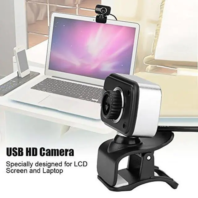 Alt view image 5 of 5 - Wired USB Computer Camera with Microphone, 360° 1080P Full HD 12M Web Camera Wire Control fit for Conference/Video Call/Broadcasting/Live