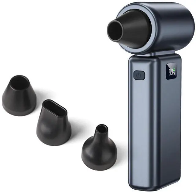 Main image of Compressed Air Duster, 100000RPM Electric Air Duster, 5+1 Gear Adjustable Mini Blower with LED Light, Super High-Speed Air Blower for Keyboard,Car,Home & Outdoor Dust-Compact & Lightweigh