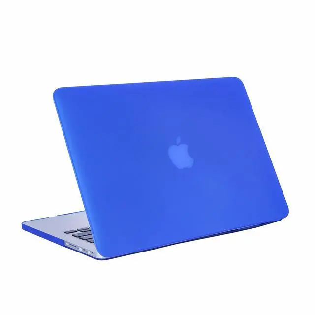 Alt view image 5 of 5 - Se7enline Compatible with MacBook Pro Case 15 inch Model A1398 2015/2014/2013/2012 Laptop Hard Shell Protective Case&Sleeve Bag&Keyboard Cover Skin&Screen Protector&Dust Plug,Deep Blue