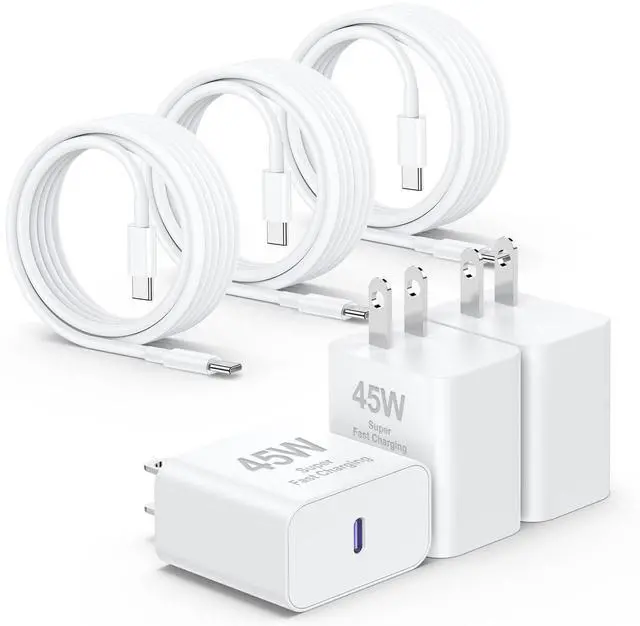 Main image of 45W iPhone 17 Air 16 15 Pro Max Charger Fast Charging 6FT/10 FT/10FT,Super Fast USB C Charger Block with Extra Long Type C Charger Cable,PD Quick Adapter 3.0 for iPhone 17 16 15/17 16e 15Pro/16 Plus