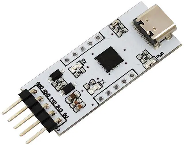 Alt view image 2 of 5 - diustou CP2102 USB C to TTL Serial Adapter Conversion Module USB to uart Serial Communication Module Brush Board 3.3/5V Level Output migrated Template (Type-C).