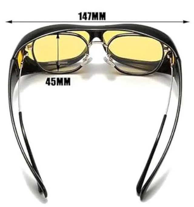 Alt view image 3 of 5 - Belsuny Macular Degeneration Glasses for Men/Women,Glasses for Glaucoma, Cataracts and Retinitis Pigmentosa, for aged parent with Macular degeneration,Wrap Around Goggles,Wet Room Glasses.