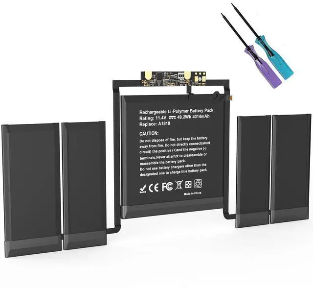 Main image of JOTACT A1819 A1706 49.2Wh Laptop Battery Compatible with MacBook Pro 13 inch A1706 Late 2016 Mid 2017 EMC 3071 3163 11.4V