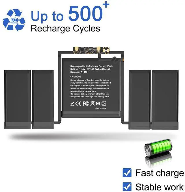 Alt view image 5 of 5 - JOTACT A1819 A1706 49.2Wh Laptop Battery Compatible with MacBook Pro 13 inch A1706 Late 2016 Mid 2017 EMC 3071 3163 11.4V