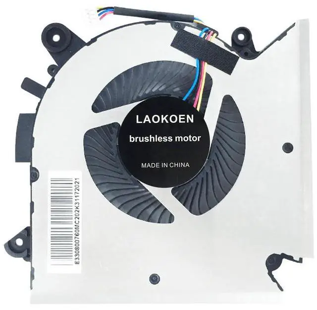 Alt view image 4 of 5 - LAOKOEN New Replacement Cooling Fans for MSI GF65 Thin Laptop GF65 Thin 9SD 9SE-013 MS-16W1 MS-16W2 P/N:PABD08008SH N413, PAAD06015SL N433 DC 5V (4-Pin 4-Wire)