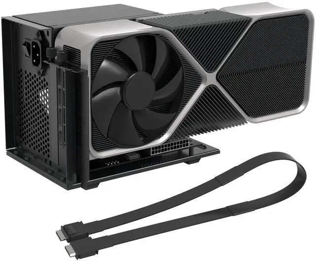 Main image of PCIe 4.0 x4 64Gbps eGPU Dock with 19.7 inches SFF-8611 OCuLink Cable, OCuLink SFF-8612 8311 to PCIe x16 External GPU Dock for Laptop & Mini PC, External gpu Enclosure Supports External Graphics Card