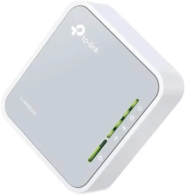 Alt view image 3 of 5 - TP-Link AC750 Wireless Travel Router TL-WR902AC  Dual Band 2.4GHz/5GHz Wi-Fi, Portable Nano Design, USB File Sharing & Charging, Multiple Modes: Router/Hotspot/Extender/AP, Includes Travel Pouch
