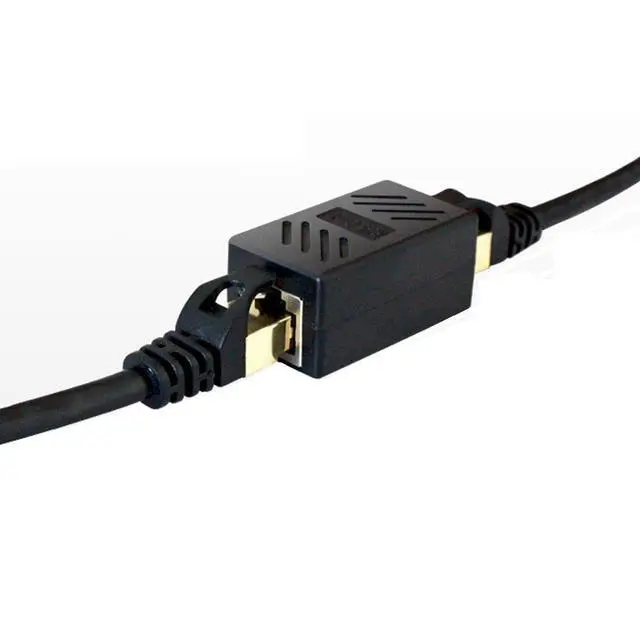 Alt view image 4 of 5 - YOQXHY RJ45 Cat5 Couplers, (20 Pack) in Line Coupler Cat5 Cat5e Cat6 Cat7 Ethernet Cable 8P8C Extender Adapter Female to Female, Black