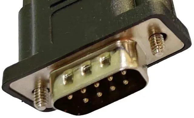 Alt view image 2 of 5 - Compucableplususa.com Best Industrial Serial DB9 D-Sub 9 Pin Male RS232 Serial Cable with Bare Wire - 28 AWG with Black PVC Jacket (Male, 10 Feet)