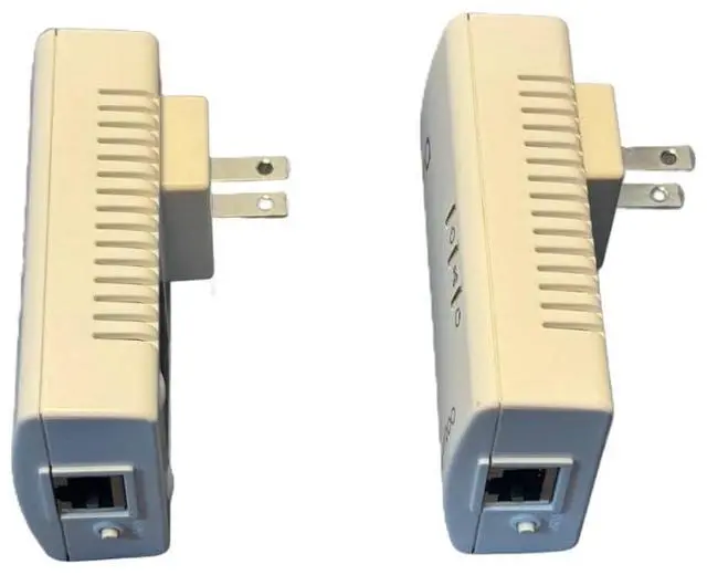 Alt view image 3 of 5 - LEA Networks NetPlugAV200 Powerline Ethernet Adapter, White, 200Mbps, HomePlug AV Compliant, Power Line Network Bridge for IPTV and Multimedia Home Networking