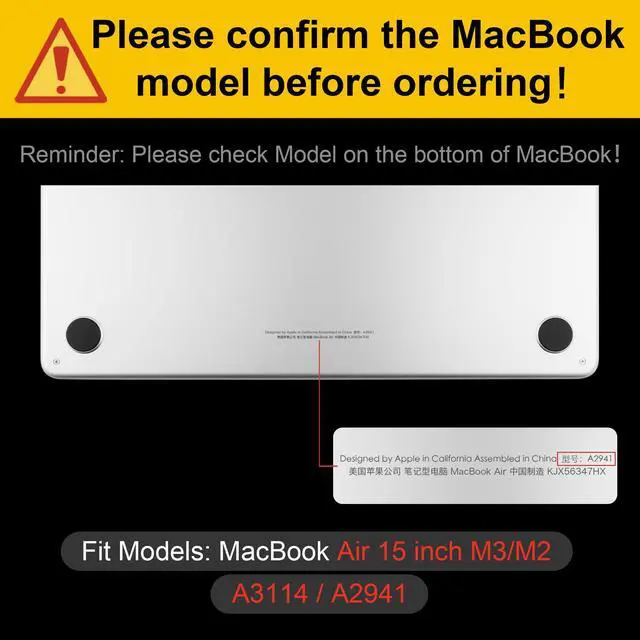 Alt view image 2 of 5 - Yebiseven for MacBook Air 15 M4/M3/M2 Case 2025 2024 2023 A3241/A3114/A2941, Hard Shell Laptop Case with Keyboard Cover & Screen Film & OTG Adapter & Webcam Cover, Elegant Floral